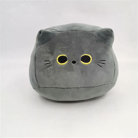 Black Cat Throw Pillow Plush Doll Cat Doll Black Cat Plush Toy Doll ...