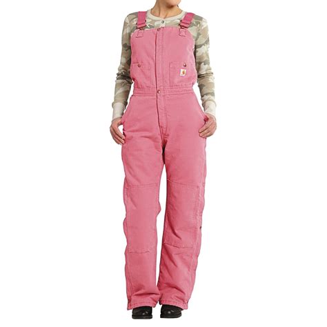 Carhartt Zeeland Sandstone Bib Overalls - Insulated, Factory Seconds ...