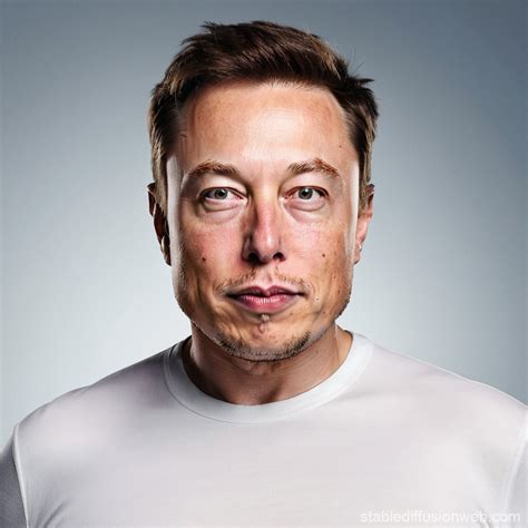 Elon Musk Binary Portrait | Stable Diffusion Online