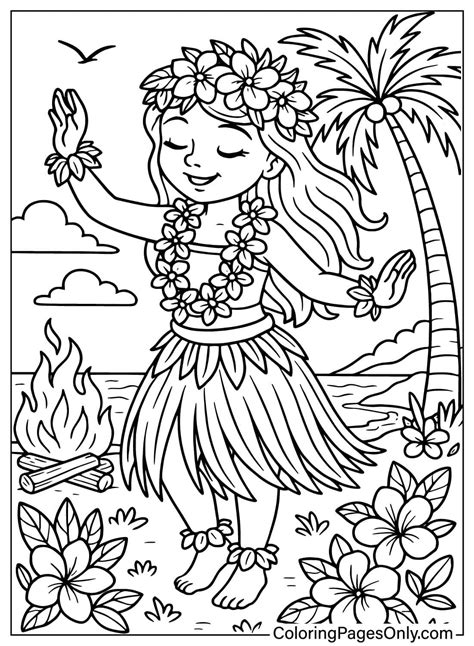 30+ Hawaii Coloring Pages - Free Printable PDF & Online Coloring