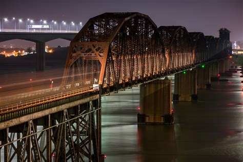 Westbound Illuminating the Benicia Bridge | RailroadForums.com ...