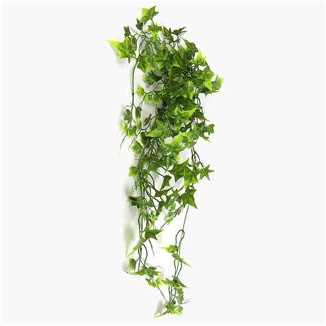 Buy HOMESAKE Set of 2 Artificial Star-Leaf Ivy Vines in Metal Pots from ...