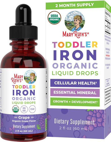 Amazon.com: NovaFerrum Yummy | Pediatric Drops Liquid Iron Supplement for Infants and Toddlers ...