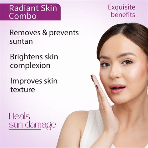 Radiant Skin Combo: D-Tan Facial Cleanser (100 g) D-Tan Face Pack Powd ...