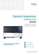 DNA sequencer - DNBSEQ-G400 - MGI Tech - laboratory / clinical / data ...