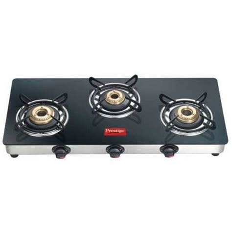 Prestige GTM03 Glass Manual Gas Stove (3 Burner) Price in India, Specs ...