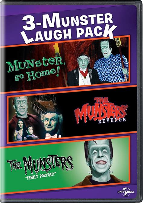 3-Munster Laugh Pack: Munster, Go Home! / The Munsters’ Revenge / The ...
