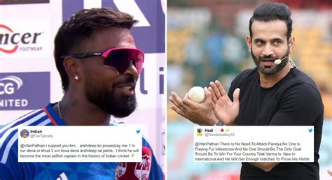 “Most selfish captain” – Fans react to Irfan Pathan’s indirect dig at ...