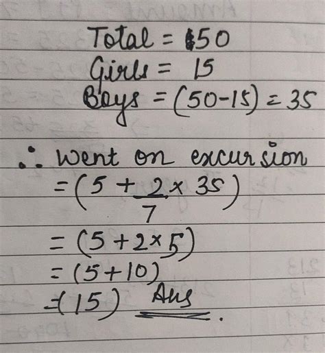 in a club there are 50 members,15 of them are girls.five of these girls ...