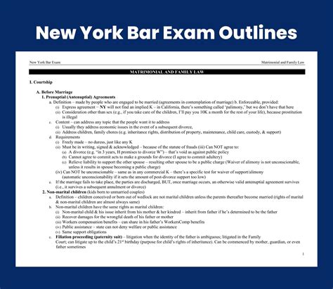 New york bar exam outlines – Artofit
