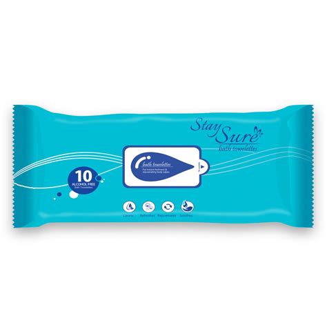 Stay Sure Bath Towels – Pack of 10 Pcs