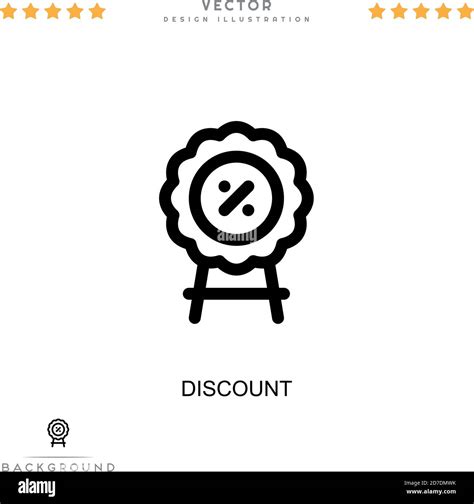 Discount icon. Simple element from digital disruption collection. Line ...