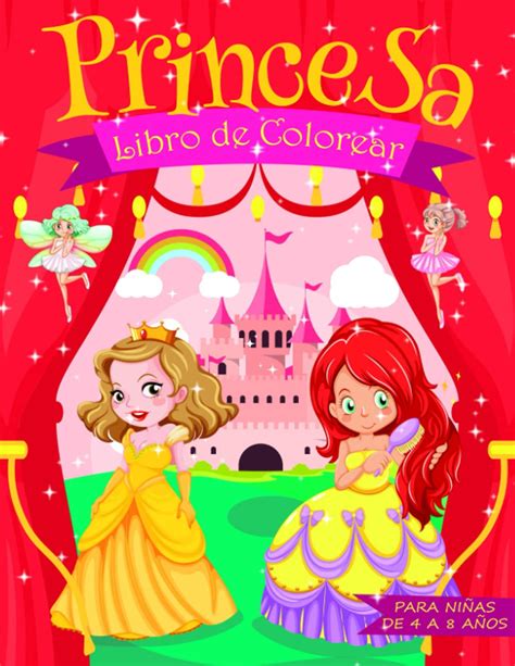 Princesa Album Para Colorear Para Ninos De 4 A 8 | Desertcart INDIA