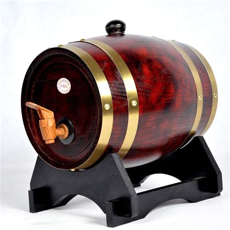 Buy Oak Barrel, Wood Whiskey Barrel Dispenser Wine Spirit Whiskey ...