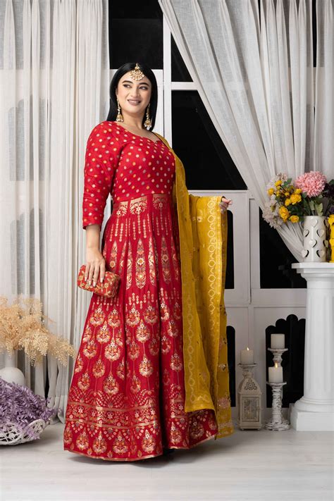 Buy Silk Anarkali Dress & Indian Wedding Anarkali Dress - Apella