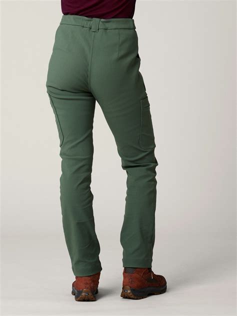 Women's Hiking Pants Adjustable Waist Green | Astrid Wild