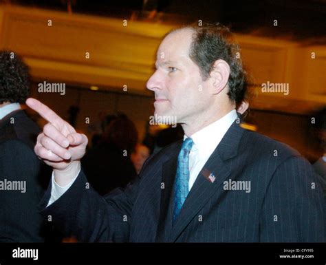 New York Governor Eliot Spitzer addresses members and guests of the ...
