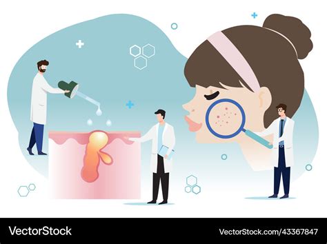How to Apply Tretinoin, According to Dermatologists Vector Art
