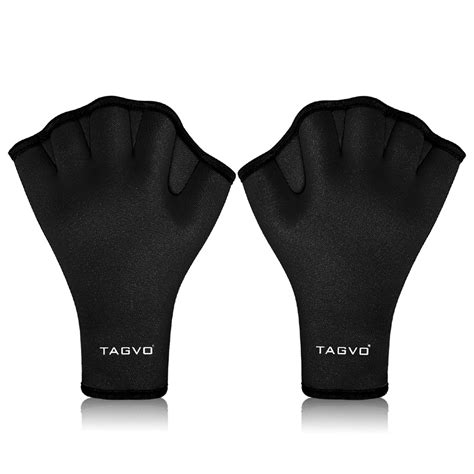 Tagvo Aquatic Gloves for Helping Upper Body Resistance, Webbed Swim ...