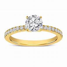 Yellow Gold Engagement Rings Sale by Ring 0 75 Carat Cut On 18k Yellow Gold Engagement Rings Sale