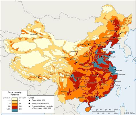 China Population Map 的图像结果
