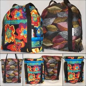 Image result for Bag with Drawstring Top Pattern