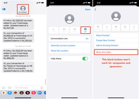 How to block or unblock a caller or message sender on iPhone