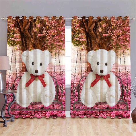 Buy FRESH FROM LOOM Curtains Polyester Digital Print Grommet Eyelet ...