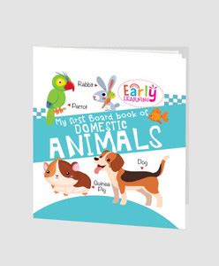 "My First Padded Board Book of Domestic Animals: Mini Board Book for ...