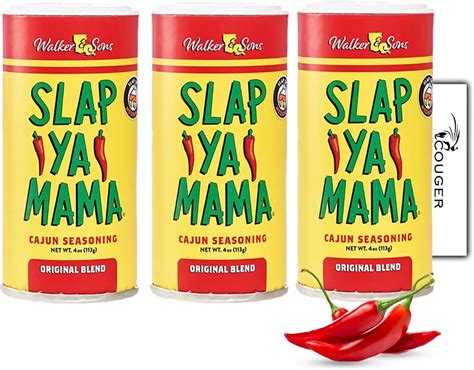 Amazon.com : Slap Ya Mama Cajun Seasoning from Louisiana, Hot Blend, No ...