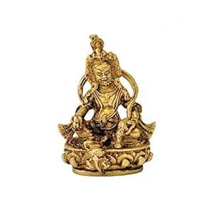 Buy Idol Collections Brass Indian Lord Kubera, Height 4" I Home Decor ...
