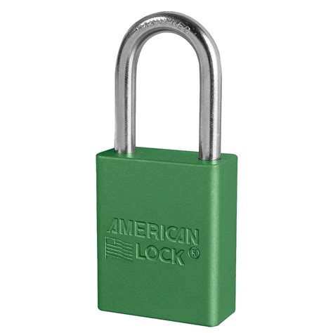 American Lock A1106 Green Padlock, Keyed Alike 43248