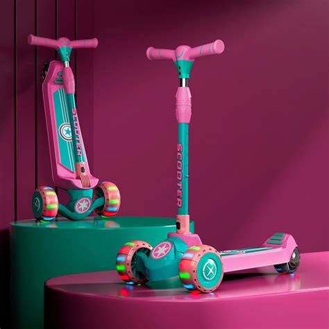 StarAndDaisy Kids Scooter 3-14 Years Girls & Boys / 3 Wheel Led Light ...