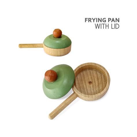 Buy Wooden Pretend Kitchen Set - 8 Pcs | Woodbeetoys.com – WoodBee Toys
