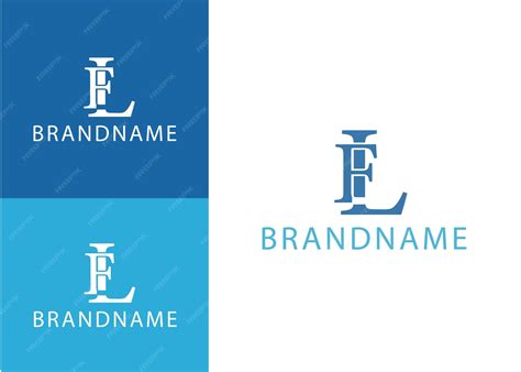 Premium Vector | Modern monogram initial letter fl logo design template