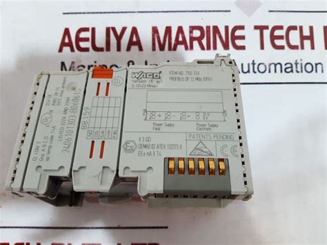 Wago 750-333 Profibus Fieldbus Coupler – Aeliya Marine Tech