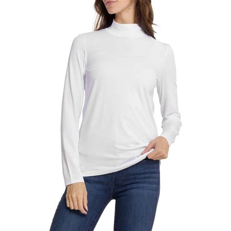 Telluride Clothing Company Jersey Mock Turtleneck - Long Sleeve - Save 54%