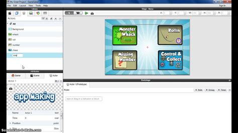 Image result for GameSalad Tutorial Basic