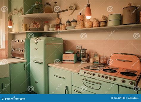 Retro Appliances, Set Of Vintage Machinery. Coloring Page With ...