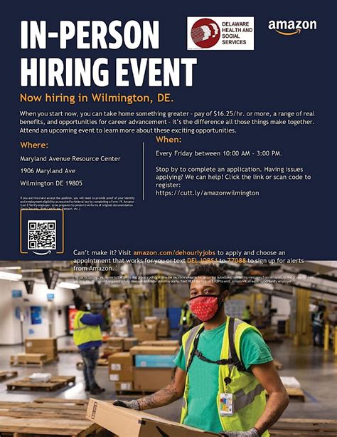 AMAZON Job Fair at 1906 Maryland Ave, Wilmington on 21st October, 2022