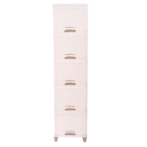 Multi-Purpose 5-Layer Plastic Storage Drawer Cabinet for Home and ...