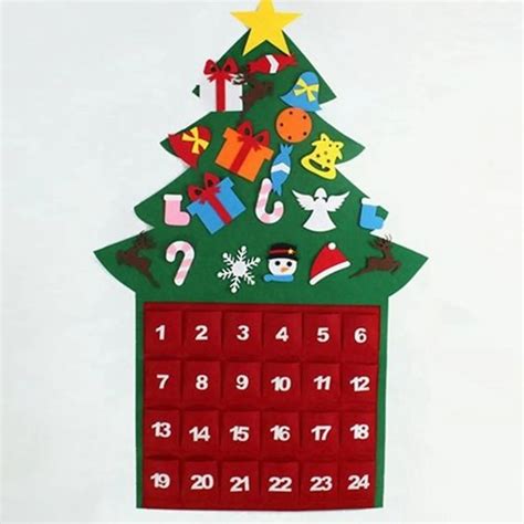 Montessori Advent Calendar (Felt Hanging Christmas Tree ...