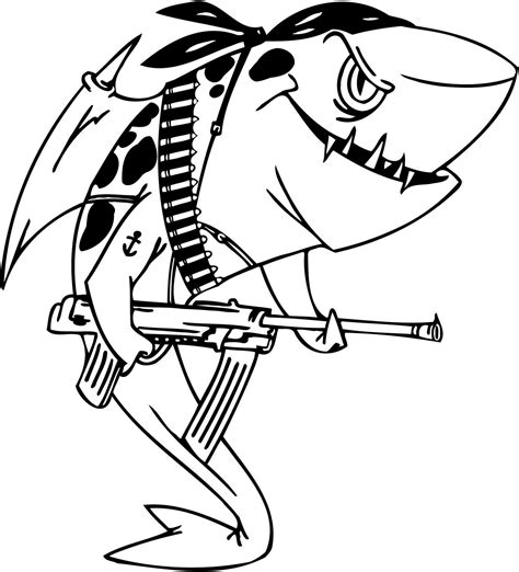 Shark Coloring Pages - Free Printable Coloring Pages for Kids
