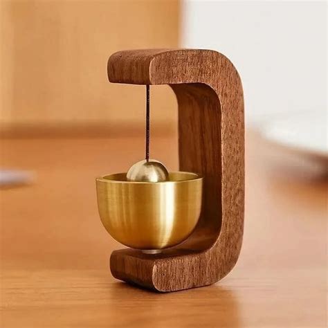 Webelkart Premium Wooden Magnetic Chime Bell Only Magnetic Wireless Do ...