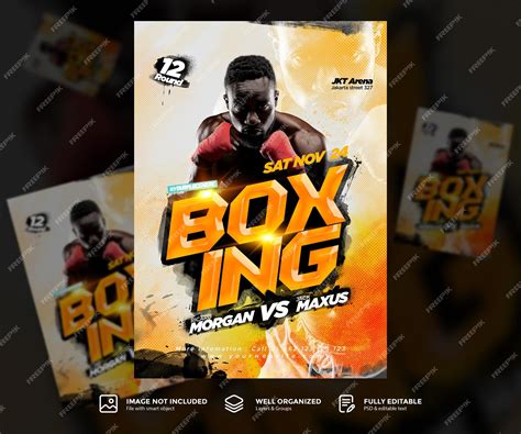 Boxing Promo Poster 的图像结果