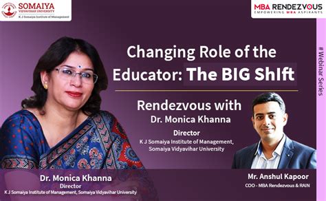 Changing Role of the Educator: The BIG ShIft