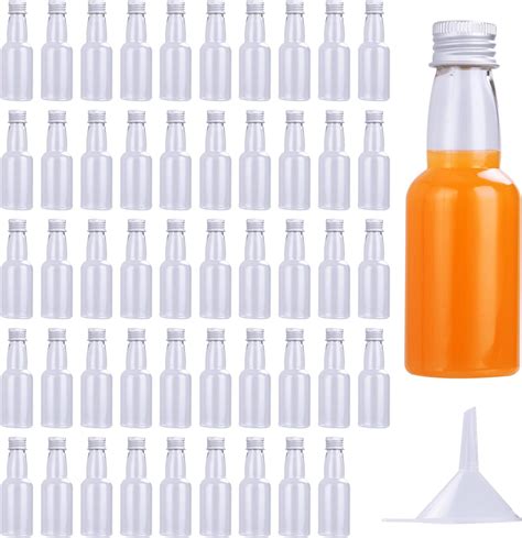 SHUESS 50 Pcs Miniature Alcohol Bottles - 50ml Mini Alcohol Bottles ...