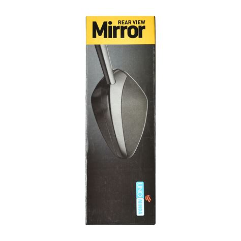 Uno Minda RV-6004L Rear View Mirror Assembly for Royal Enfield Classic