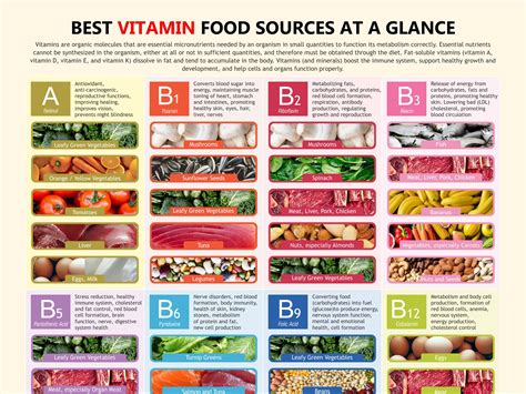 Buy Best Vitamin Food Chart, Digital Download PDF, Diet Reference ...