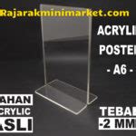 DISPLAY ACRYLIC TIPE DAA6 – AKRILIK POSTER UKURAN A6 | Jual Rak ...